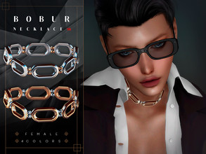 Sims 4 — Chain Necklace by Bobur2 — Chain Necklace for female 4 colors HQ compatible I hope you like it