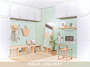 Sims 4 — Idalie Hallway - TSR Only CC by Mini_Simmer — Room type: Miscellaneous Size: 4x3 Price: $6,003 Wall Height:
