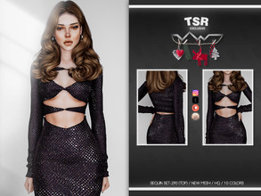 Sims 4 — SEQUIN SET-290 (TOP) BD842 by busra-tr — 10 colors Adult-Elder-Teen-Young Adult For Female Custom thumbnail