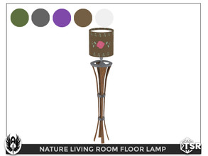 Sims 4 — Nature Living Room Floor Lamp by nemesis_im — Floor Lamp from Nature Living Room Set - 5 Colors - Base Game