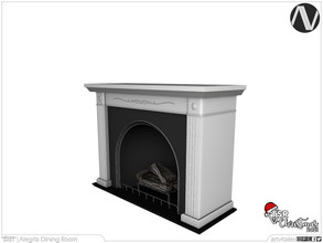 Sims 3 — Alegria Fireplace by ArtVitalex — Christmas Collection | All rights reserved | Belong to 2022 ArtVitalex@TSR -