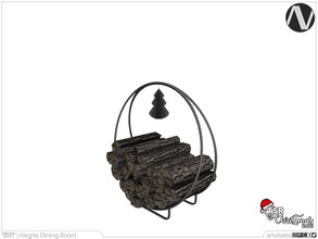 Sims 3 — Alegria Firewood Holder by ArtVitalex — Christmas Collection | All rights reserved | Belong to 2022