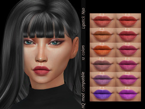 Sims 4 — Lipstick N50 by qLayla — !! Previews were made using HQ Mod !! - base game compatible. - HQ mod compatible. -