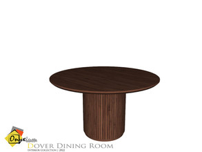 Sims 3 — Dover Dining Table Round by Onyxium — Onyxium@TSR Design Workshop Dining Room Collection | Belong To The 2022