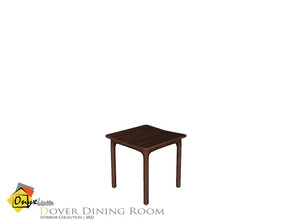 Sims 3 — Dover Dining Stool by Onyxium — Onyxium@TSR Design Workshop Dining Room Collection | Belong To The 2022 Year