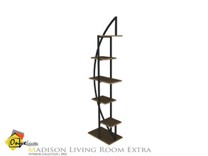 Sims 3 — Madison Modern Shelf Left by Onyxium — Onyxium@TSR Design Workshop Living Room Collection | Belong To The 2022