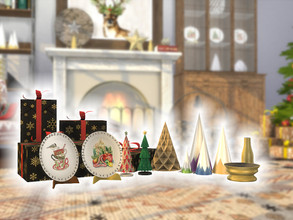 Sims 3 — TSR Christmas 2022 | Clementine Christmas Decorations by ArtVitalex — Christmas Collection | All rights reserved
