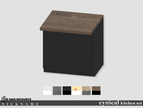 Sims 4 — cynical kitchen set_island counter by NICKNAME_sims4 — cynical kitchen set 10 package files. cynical kitchen