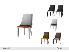 Sims 4 — Voiles DiningChair by Pilar — Voiles DiningChair