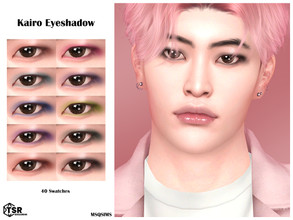 Sims 4 — Kairo Eyeshadow by MSQSIMS — This matte eyeshadow is available in 40 swatches. It is suitable for Female/Male