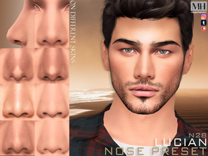 Sims 4 — Lucian Nose Preset N28 by MagicHand — Wide nose for males and females - HQ Compatible Click on the nose to find