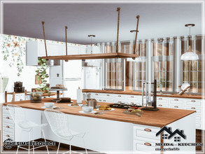 Sims 4 — MEIDA - Kitchen by marychabb — I present a room - Kitchen , that is fully equipped. Tested. Cost:21,287$ Size: