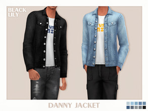 Sims 4 — Danny Jacket by Black_Lily — YA/A/Teen 10 Swatches New item