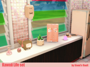 Sims 4 — Kawaii life by siomisvault — Hi! I'm back with the pink kawaii house! Hope you like it! Thank you so much for