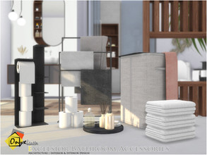 Sims 4 — Excelsior Bathroom Accessories by Onyxium — Onyxium@TSR Design Workshop Bathroom Collection | Belong To The 2022