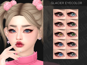 Sims 4 — Glacier Eyecolor by Kikuruacchi — - It is suitable for Female and Male. ( Toddler to Elder ) - 10 swatches -