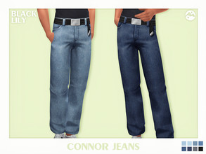 Sims 4 — Connor Jeans by Black_Lily — YA/A/Teen 8 Swatches New item