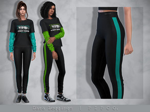 Sims 4 — Dara Leggings. by Pipco — Trendy Leggings in 9 swatches. Base Game Compatible New Mesh All Lods HQ Compatible
