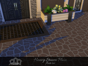 Sims 4 — HeavyStuccoPlainFloors_3 by Emerald — Stucco is a traditional masonry cement base plaster. Will accent and