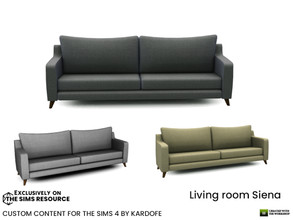 Sims 4 — kardofe_Living room Siena_Sofa by kardofe — Three-seater sofa, in three colour options