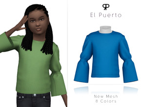 Sims 4 — El Puerto by Praft — Praft - El Puerto - 8 Colors - New Mesh (All LODs) - All Texture Maps - HQ Compatible -