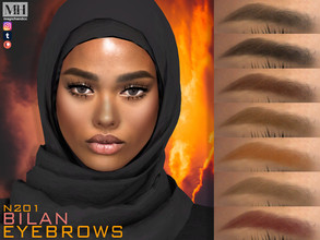 Sims 4 — Bilan Eyebrows N201 by MagicHand — Thick eyebrows in 13 colors - HQ Compatible. Preview - CAS thumbnail Pictures