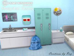 Sims 4 — Medical Items Set by RoyIMVU — Staples for the medical environment. 