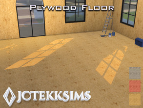 Sims 4 — Plywood Floor by JCTekkSims — Created with love by your friendly neighborhood creator, JCTekkSims.