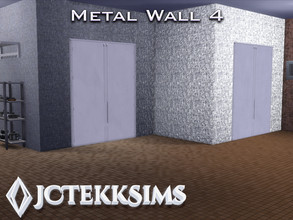 Sims 4 — Metal Wall 4 by JCTekkSims — Created with love by your friendly neighborhood creator, JCTekkSims.