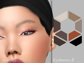 Sims 4 — Eyebrows 17 by LVNDRCC — The perfect eyebrow look for sims of any age, complexion and style. With wide a range