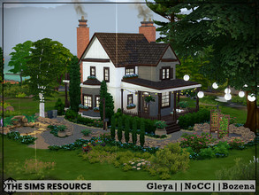 Sims 4 — Gleya by Bozena — The house is located in the Copperdale . Have fun Lot: 30 x 30 Value: $ 88 644 Lot type:
