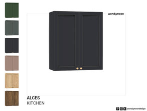 Sims 4 — Alces Cabinet by wondymoon — Alces Kitchen Cabinet Wondymoon Sims 4 Creations | 2023