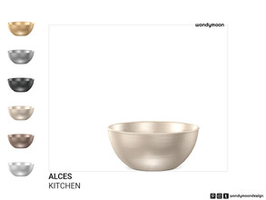 Sims 4 — Alces Mixing Bowl by wondymoon — Alces Kitchen Mixing Bowl Wondymoon Sims 4 Creations | 2023