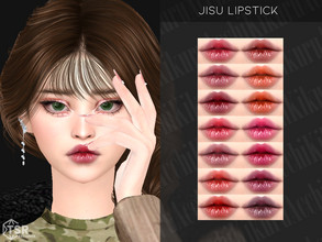 Sims 4 — Jisu Lipstick by Kikuruacchi — - It is suitable for Female and Male. ( Teen to Elder ) - 14 swatches - HQ