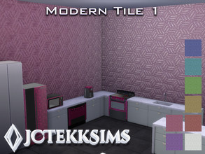 Sims 4 — Modern Tile 1 by JCTekkSims — Created with love by your friendly neighborhood creator, JCTekkSims.