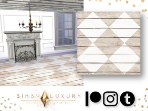 Sims 4 — Old decorated parquet  by Sims4Luxury — The old decorated parquet floor from The Farmhouse - Entry Collection is