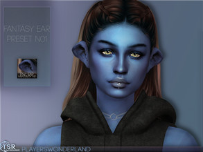 Sims 4 — Fantasy Ear Preset N01 by PlayersWonderland — A new fantasy inspired ear preset for your Sims. Available for