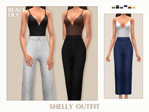 Sims 4 — Shelly Outfit by Black_Lily — YA/A/Teen 6 Swatches New item