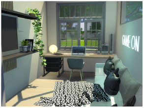 Sims 4 — Living 8 by lotsbymanal — A small modern space to enjoy..
