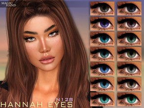 Sims 4 — [Patreon] Hannah Eyes N128 by MagicHand — Moon eyes for males and females in 18 swatches - HQ Compatible.