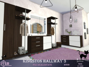 Sims 4 — Kingston Hallway 3 by Merit_Selket — elegant hallway with colored accents, built for my Lot Kingston, appartment