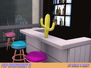 Sims 4 — Pop Apartment II Cactus by siomisvault — The Cactus is not a real cactus it's a cute decor for all kind of