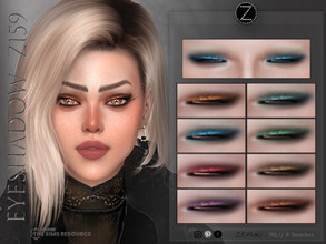 Sims 4 — EYESHADOW Z159 by ZENX — -Base Game -All Age -For Female -8 colors -Works with all of skins -Compatible with HQ