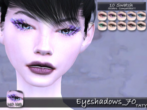 Sims 4 — Eyeshadows_70 by tatygagg — New eyeshadows for all your Sims. - Female, Male - Human, Alien - Teen to Elder - Hq
