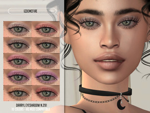 Sims 4 — Darryl Eyeshadow N.291 by IzzieMcFire — Darryl Eyeshadow N.291 contains 10 colors in hq texture. Standalone item