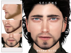 Sims 4 — Beard N110 by Seleng — HQ compatible beard with 21 colours, available for Teen to Elder.