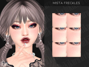 Sims 4 — Mista Freckles by Kikuruacchi — - It is suitable for Female and Male. ( Toddler to Elder ) - 6 swatches - Skin