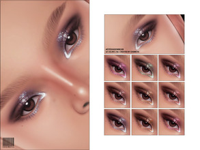 Sims 4 — Eyeshadow | N166 by cosimetic — - Female - 10 Swatches. - 10 Custom thumbnail. - You can find it in the makeup