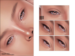 Sims 4 — Nicole Eyelids | Overlay Version | N09 by cosimetic — - Female - 5 swatches. - Custom Thumbnail --This content