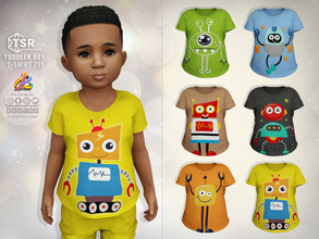 Sims 4 — Toddler Boy T-Shirt 235 - Retexture by RobertaPLobo — :: Toddler T-Shirt 235 - TS4 :: Only for Boys :: 6